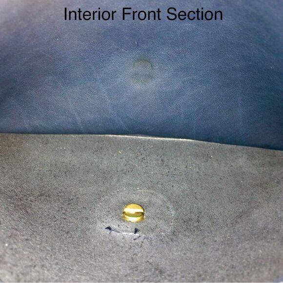 COACH WILLIS Navy Glove Tanned Top Handle Crossbody Satchel Vintage 9927 USA COA - Picture 11 of 17